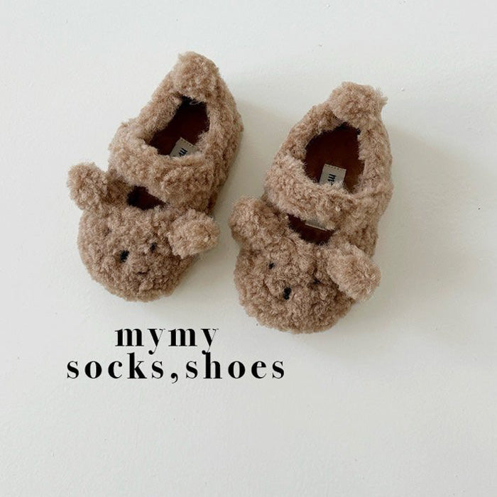 毛毛小熊鞋 (兩色)