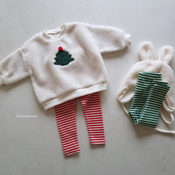 聖誕樹套裝 (上衣+leggings)