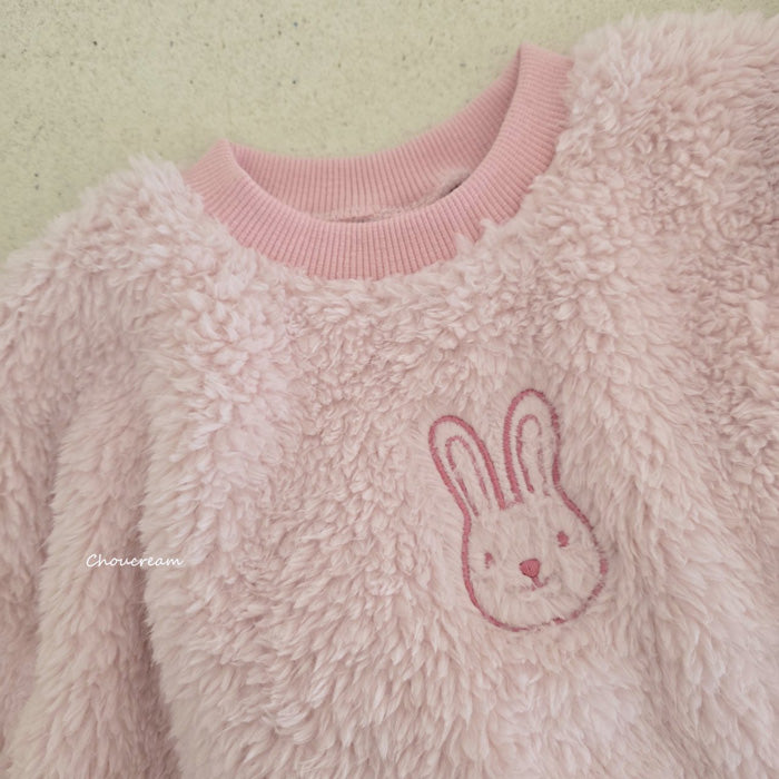 毛毛套裝 (上衣+褲)