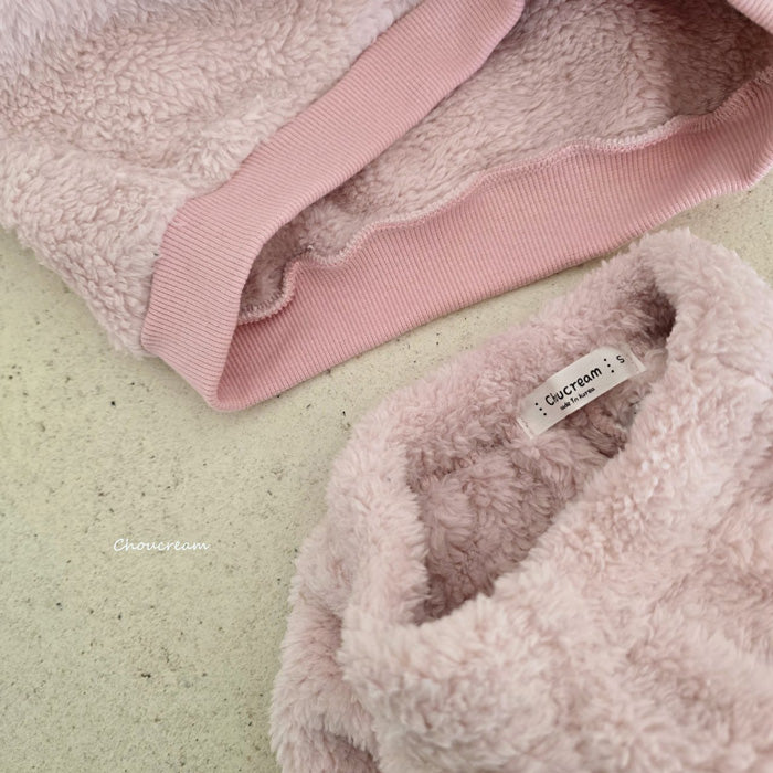 毛毛套裝 (上衣+褲)