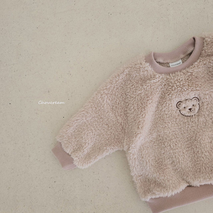 毛毛套裝 (上衣+褲)