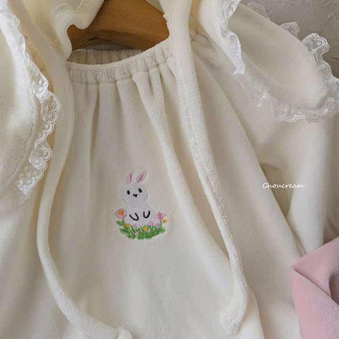 兔仔爬服3件套