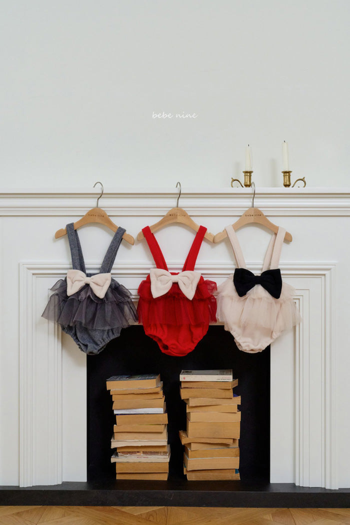 大蝴蝶結吊帶裙