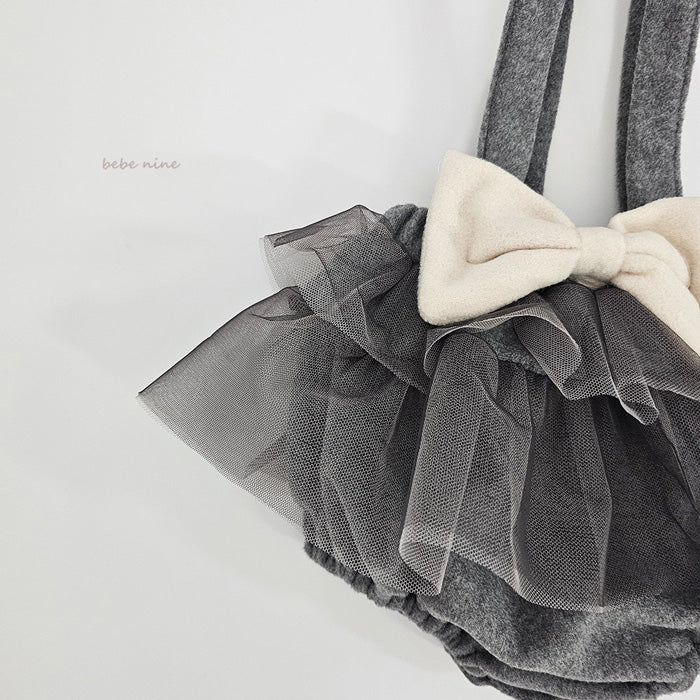 大蝴蝶結吊帶裙