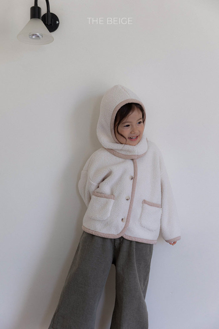 短絨外套 (可加配圍巾連帽)