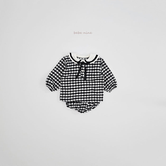 格仔套裝 (上衣+褲)