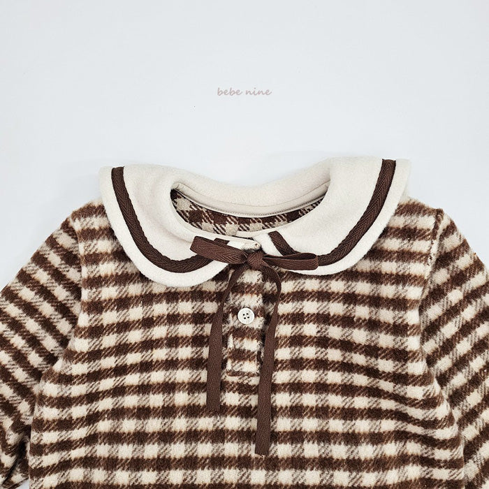 格仔套裝 (上衣+褲)