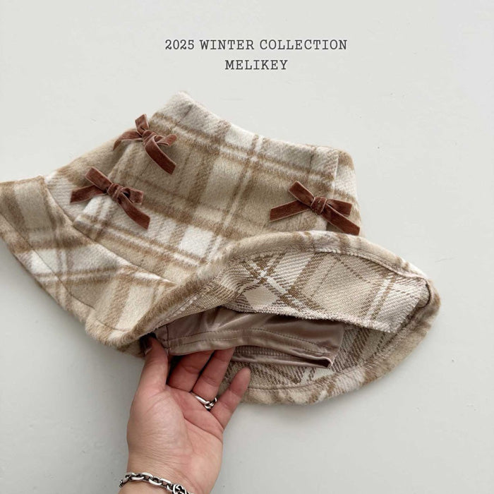 格仔套裝 - 下身裙