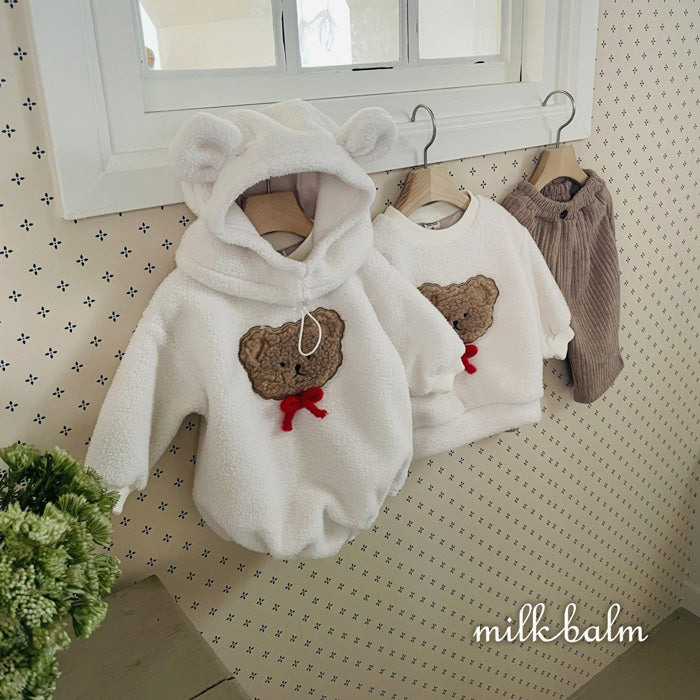 小熊爬服 (可加配熊帽子)