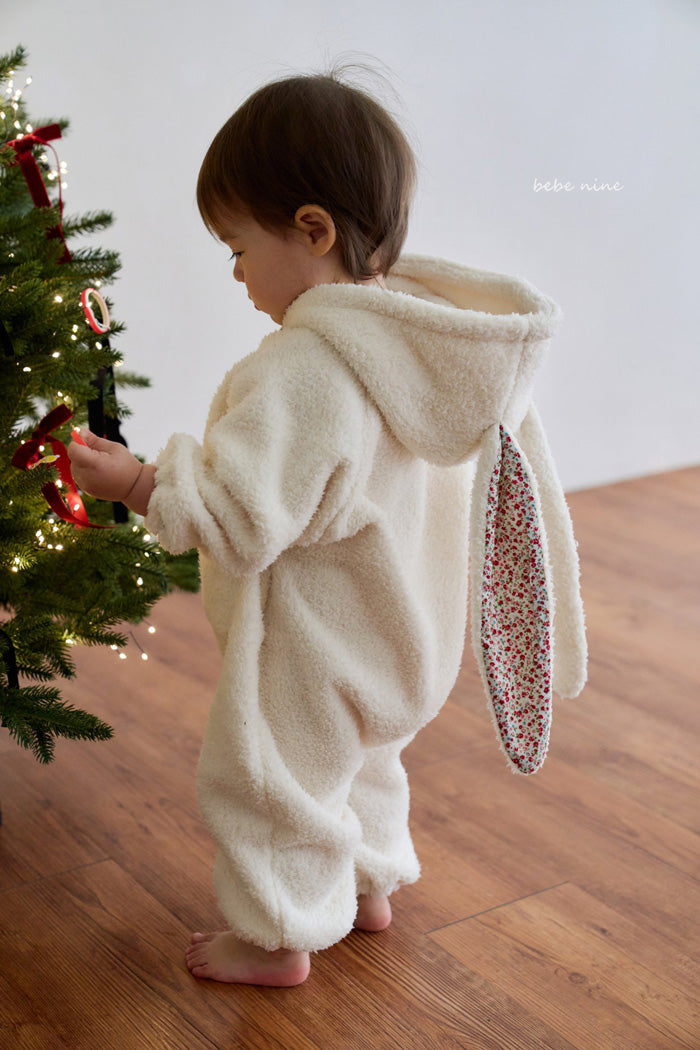 兔仔帶帽連身衣