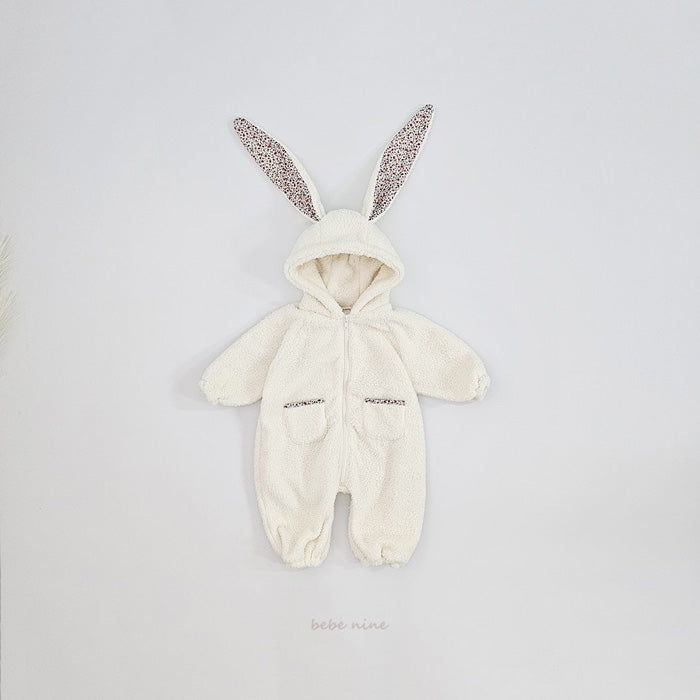 兔仔帶帽連身衣