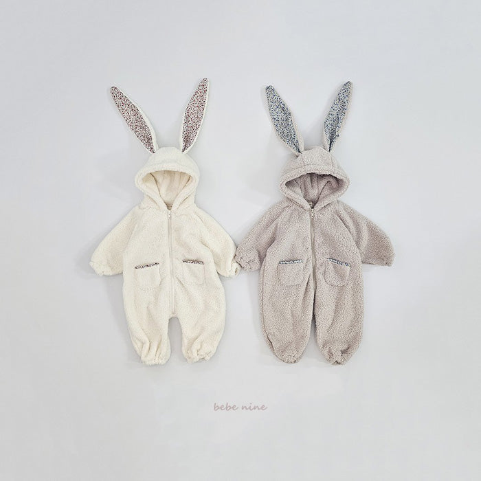 兔仔帶帽連身衣