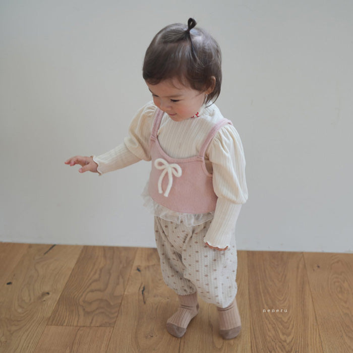 蝴蝶結吊帶上衣