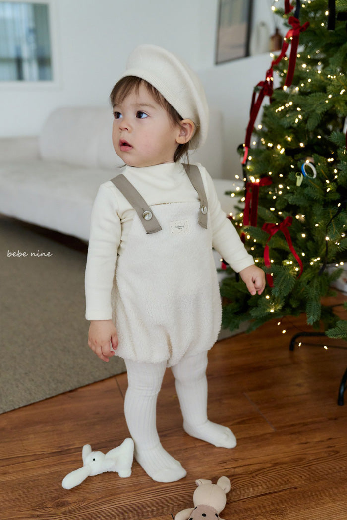 毛毛吊帶褲 (連襪褲)