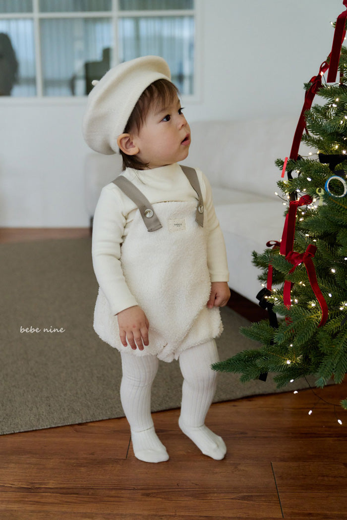 毛毛吊帶褲 (連襪褲)